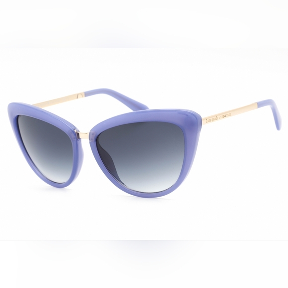 NWT, KATE SPADE CISSY/O/S Cat-Eye Sunglasses, PURPLE TEAL